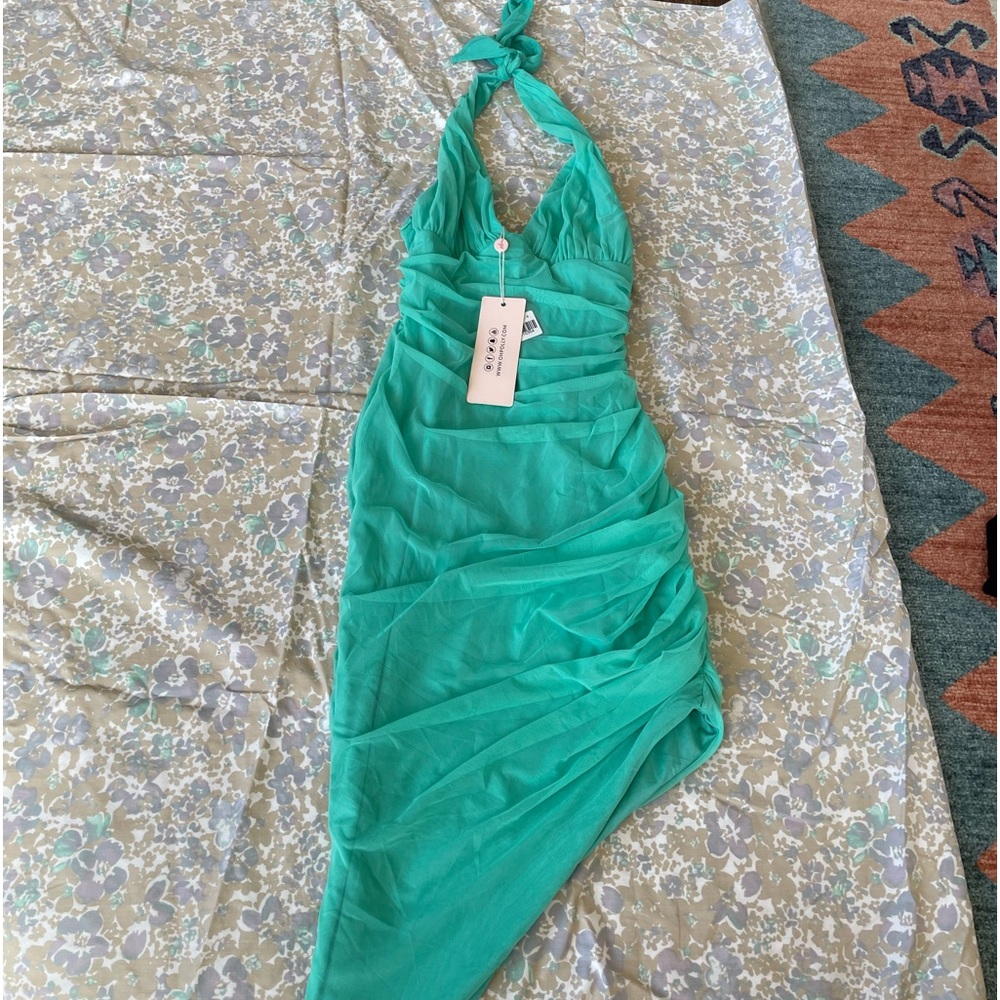 OHPOLLY TURQUOISE DRESS - BRAND NEW TAGS ATTACHED